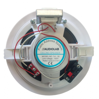 Audiolab TH06-W 6,5" Tavan Hoparlörü 15 Watt/100V/8 Ohm (Beyaz)