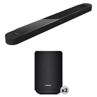 Bose Lifestyle Ultra Soundbar ve Çift Lifestyle Ultra Kablosuz Hoparlör Set