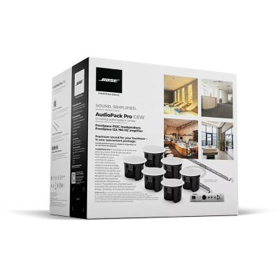 Bose AudioPack Pro C6W Cafe Restaurant Tavan Hoparlörü Ses Sistemi Seti