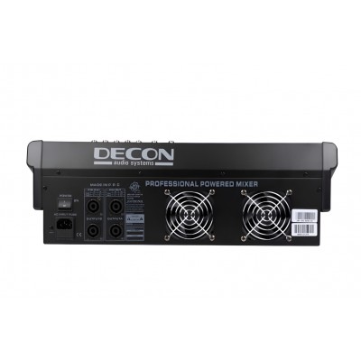Decon DMP-122FX 12 Kanal Power Mikser 2x650 Watt Efektli