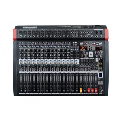 Decon DMP-16P 16 Kanal Power Mikser 2x650 Watt Efektli