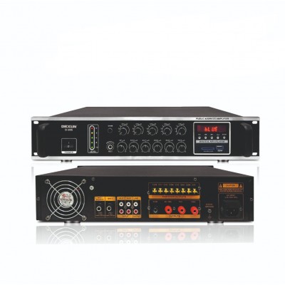 Dexun D-505 Mikser Amplifikatör 5 Zone 500Watt/100V Usb/Sd Kart