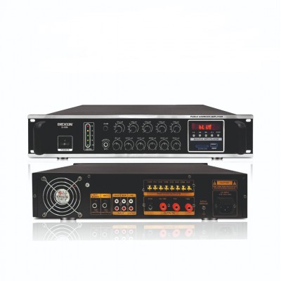 Dexun D-305 Mikser Amplifikatör 5 Zone 300Watt/100V Usb/Sd Kart
