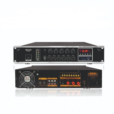 Dexun D-705 Mikser Amplifikatör 5 Zone 700Watt/100V Usb/Sd Kart