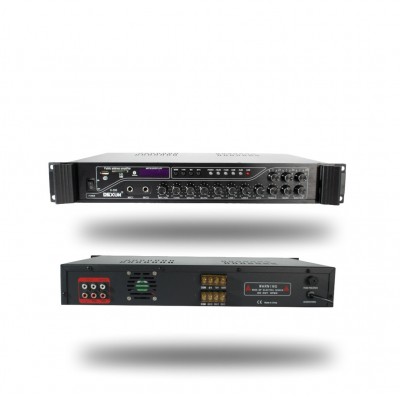 Dexun D 200 Mikser Amplifikatör 3 Zone 200Watt/100V Usb/Sd Kart