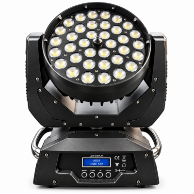 Gold Audio LED-SMART6F 36x10 Watt RGBW Led Wash Moving Head Robot 