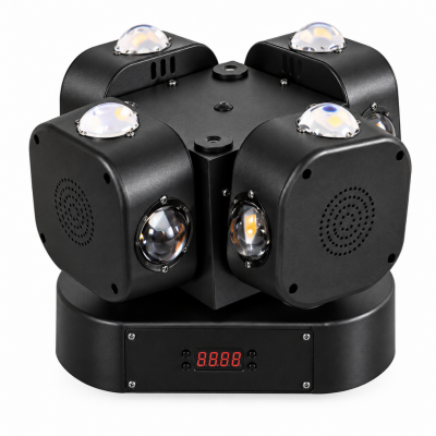 Gold Audio LED-E028 Dört Kollu Moving Head Beam Robot 200 Watt