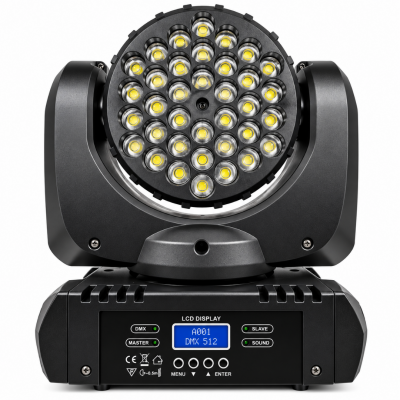 Gold Audio LED-MINI2W4 36x3 Watt Led Wash Moving Head Beam Robot