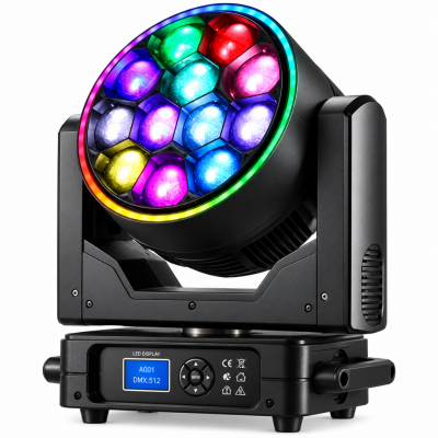 Gold Audio LED-MINI1240BER 12x40 Watt B-Eye Zoom Led Beam Wash Moving Head Robot