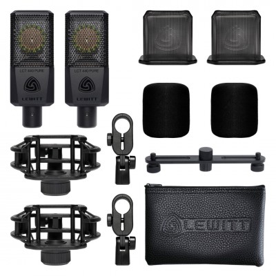 Lewitt LCT-440 PURE STEREO PAIR Kondenser Stüdyo Kayıt Mikrofonu