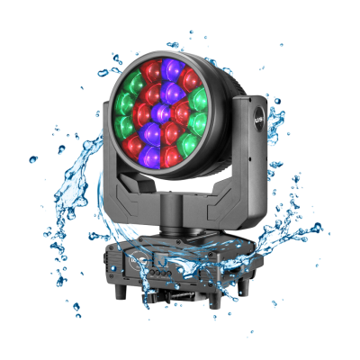 Lotus Titan 1200 Aqua ‘’B-Eye‘’19x40 Watt Led Wash Moving Head Robot IP65 Outdoor