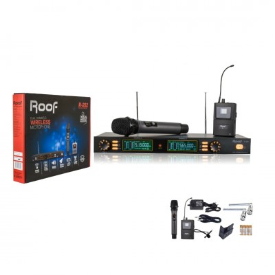 Roof R202Y 2 li Kablosuz Yaka Mikrofonu