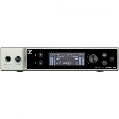 Sennheiser EW-DX EM2 DANTE 2 Kanal Kablosuz Mikrofon Alıcı Ünitesi