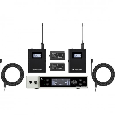 Sennheiser EW-DX MKE 2 SET DUAL 2 li Kablosuz Yaka Mikrofonu