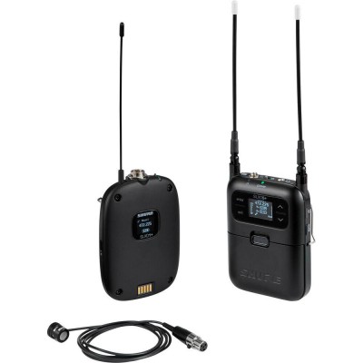 Shure SLXD15+/85M Dijital Kamera Montajlı Kablosuz Yaka Mikrofonu