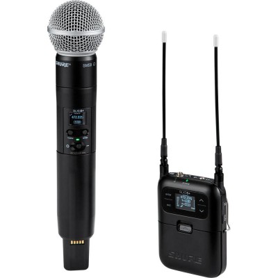 Shure SLXD25+/58 Dijital Kamera Montajl Kablosuz El Mikrofonu
