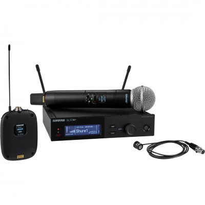 Shure SLXD124+/85M 2 li Kablosuz El + Yaka Mikrofonu