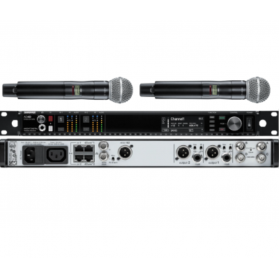 Shure AD24D/SM58 2'li Kablosuz El Mikrofonu