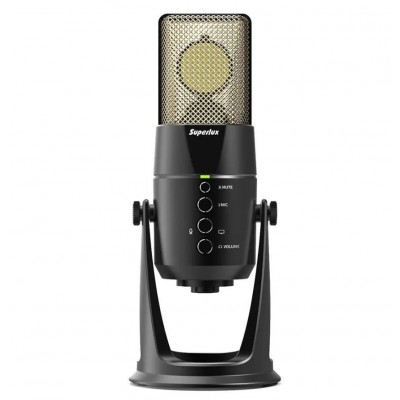 Superlux L401U USB Geniş Diyafram Kondanser Stüdyo Kayıt Mikrofonu