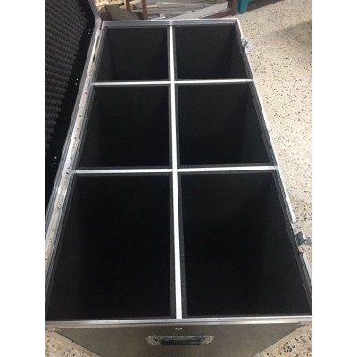 6 Bölmeli Kablo Hard Casesi 117x59x78 Cm Tekerlekli