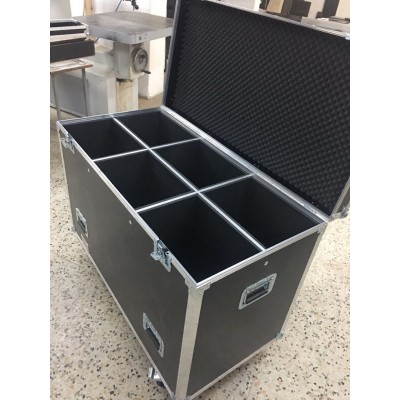 6 Bölmeli Kablo Hard Casesi 117x59x78 Cm Tekerlekli