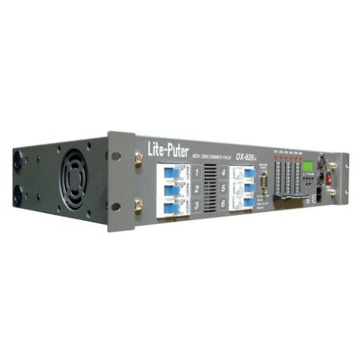 Lite Puter DX-626 6 Kanal Rack Tipi Dijital Dimmer 6x20 Amper