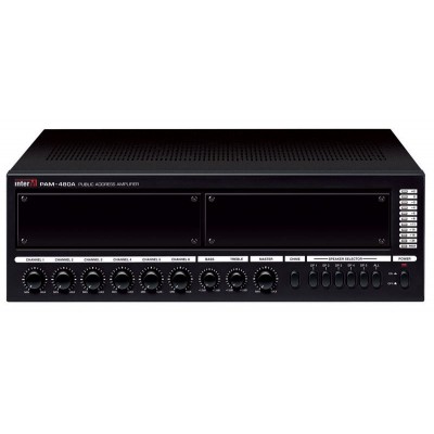 Inter-M PAM-480A 5 Bölge Mikser Amplifikatör 480 Watt/100V Cd/Tuner