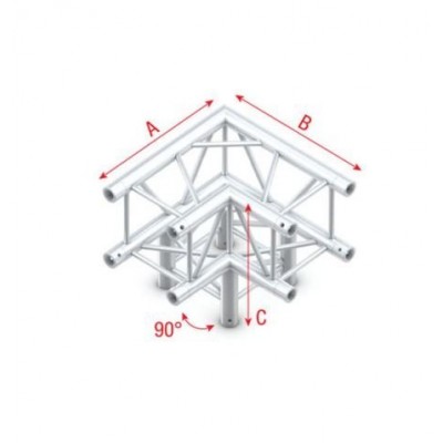 Kare52-Köşe Truss Bağlantı Aparatı 3 Yollu 65X65 Cm