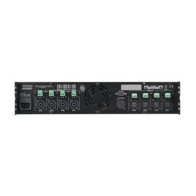AUDAC SMQ500 Power Amfi 4x500 Watt /4 Ohm Dijital Dsp
