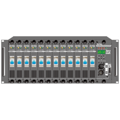 Lite Puter DX-1230 12 Kanal Rack Tipi Dijital Dimmer 12x30 Amper