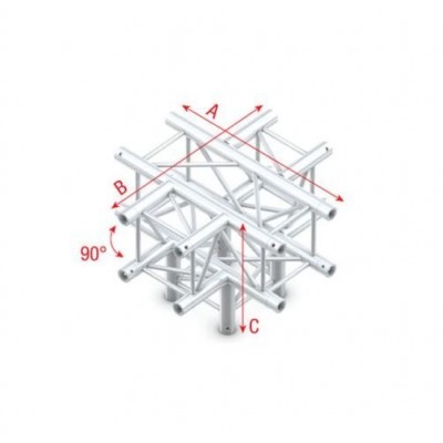 Kare52 Truss Bağlantı Aparatı 5 Yollu 65X65 Cm