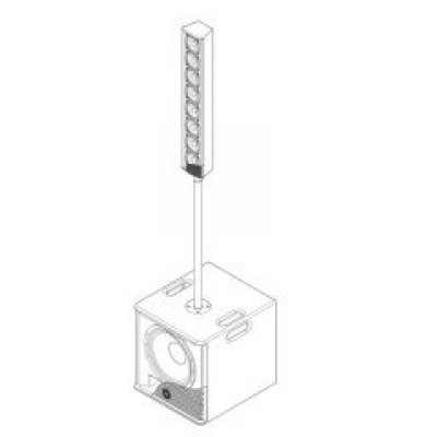 Soho-SET Black 12" + 8x4" Column Line Aktif Hoparlör 960 Watt ( Tek )