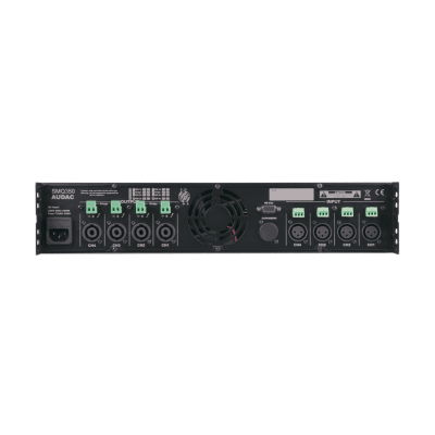 AUDAC SMQ350 Power Amfi 4x350 Watt /4 Ohm Dijital Dsp
