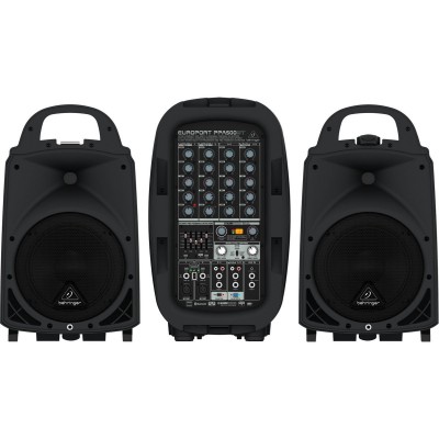 Behringer EUROPORT PPA500BT 8" Taşınabilir Hoparlör Takımı 500 Watt
