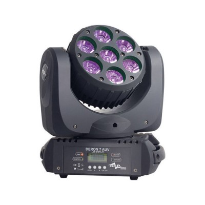 SSP DERON-7AUV 7x10 Watt Led Wash Moving Head Robot