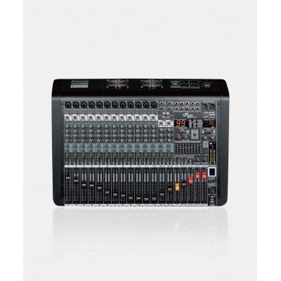 SSP PM-816L 16 Kanal Power Mikser 2x650 Watt Efektli Usbli