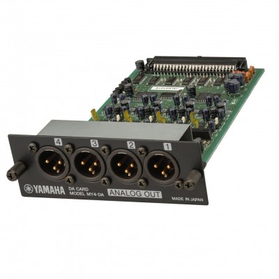 Yamaha MY4 DA  4 Channel  D/A Converter Card, 4 x XLR