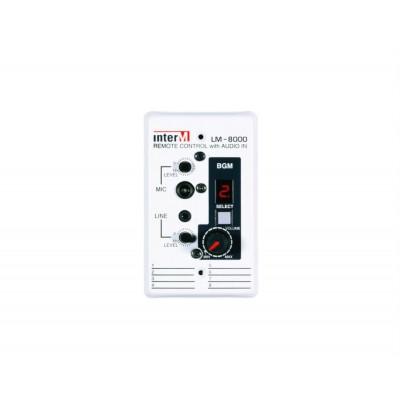 Inter-M LM-8000 Lokal Volüm Kontrol Kanal Seçici Rj45