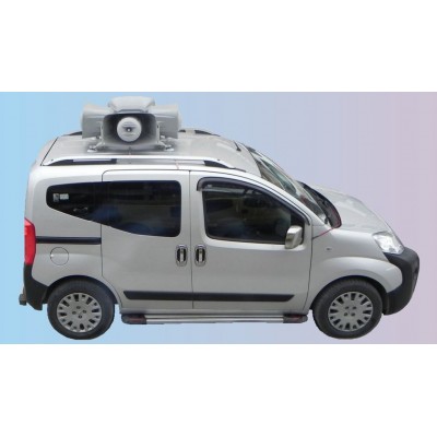 Mars-A4  Araç Üstü Seslendirme Ünitesi 4X200W Kompakt Set