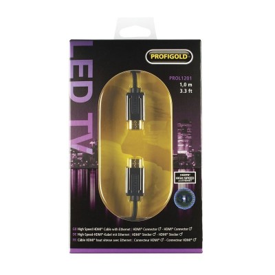 Profigold PROL1201 24K Altın Kaplama 4K HDMI Kablo 1Metre