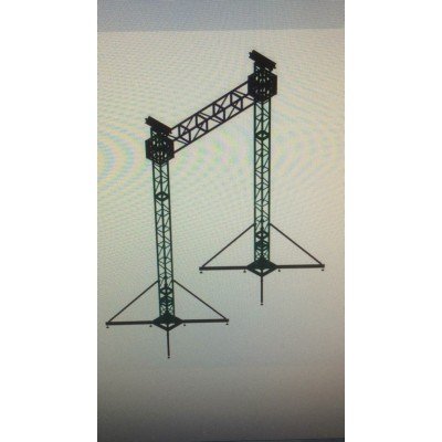 2 Ayak Ön Truss Sistemi 30x30/40 Zİncir ve Sepet Takım (Light)