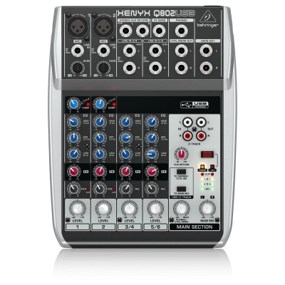 Behringer Q802USB 8 Kanal Mikser Efektli Usbli (Oz)