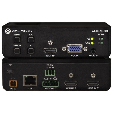 Atlona ATHDSC500 2xHdmı 1xVga Giriş 1 Hdmı Çıkış Scaler