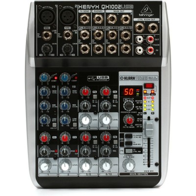 Behringer QX1002USB 10 Kanal Mikser Efektli Usbli (Oz)