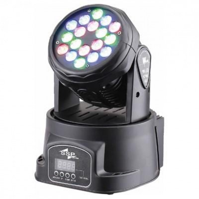 SSP DERON-18 18x3 Watt Led Wash Moving Head Robot