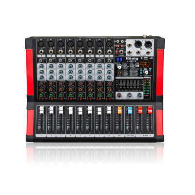 König K-810Fx DIAMOND 8 Kanal Mikser Efektli Usbli