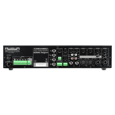 AUDAC COM24 MK2 6 Kanal Mikser Amplifikatör 240 Watt/100V 5 Zone