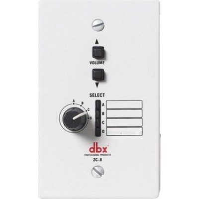 DBX ZC-8 Duvar Tipi Bölge Seçici ve Volüm Kontrol