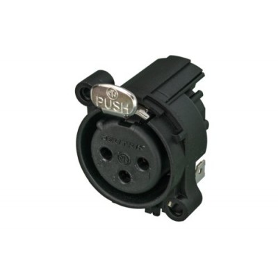 Neutrik NC3FAAH-2 Kart Tip Şase Dişi Xlr Konnektör
