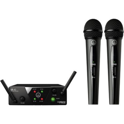 AKG WMS40 Mini2 2 li Kablosuz El Mikrofonu